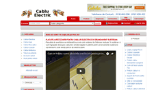 Desktop Screenshot of cabluelectric.ro